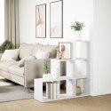 VidaXL Regał na książki z 3 poziomami, biały, 99x29x99 cm, drewno konstrukcyjne