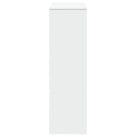 VidaXL Regał na książki z 3 poziomami, biały, 99x29x99 cm, drewno konstrukcyjne