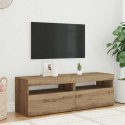 VidaXL Szafki TV z LED, 2 szt., dąb artisan, materiał drewnopochodny