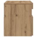 VidaXL Szafki TV z LED, 2 szt., dąb artisan, materiał drewnopochodny