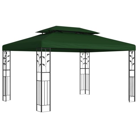 VidaXL Altana 3,97 x 2,96 x 2,68 m zielony Poliester i Stal