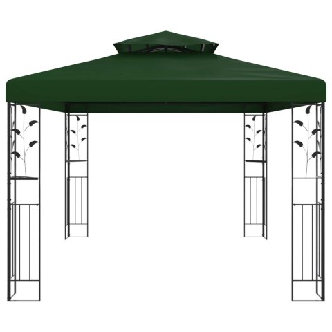 VidaXL Altana 3,97 x 2,96 x 2,68 m zielony Poliester i Stal