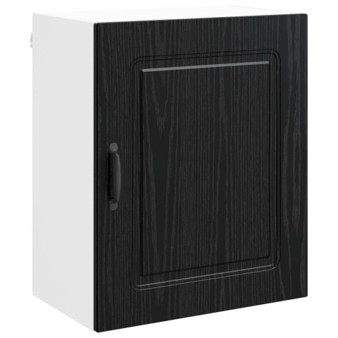 VidaXL Front do zmywarki Kalmar Czarny Dąb 50 x 31 x 60 cm