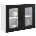 VidaXL Front do zmywarki Kalmar Czarny Dąb 80 x 31 x 60 cm