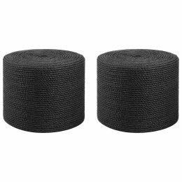 LINA JUTOWA 2 PCS 2 CZARNY 100% JUTA TOSSA