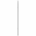 VidaXL Lustro ścienne, czarne, 100x45 cm, owalne