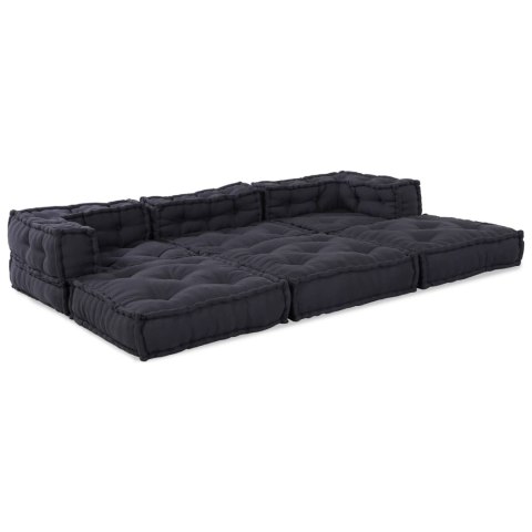 VidaXL Modularna jednostka sofy 3 pcs antracytowy tkanina