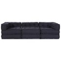 VidaXL Modularna jednostka sofy 3 pcs antracytowy tkanina