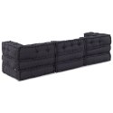 VidaXL Modularna jednostka sofy 3 pcs antracytowy tkanina