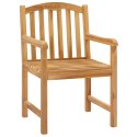 VidaXL Ręcznie rzeźbione krzesło róża 2 pcs naturalny 58 x 60 x 90 cm