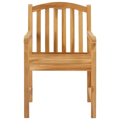 VidaXL Ręcznie rzeźbione krzesło róża 2 pcs naturalny 58 x 60 x 90 cm