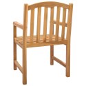 VidaXL Ręcznie rzeźbione krzesło róża 2 pcs naturalny 58 x 60 x 90 cm