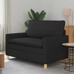 VidaXL Sofa Czarny 126 x 81 x 87,5 cm tkanina