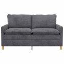 VidaXL Sofa ciemnoszary 156 x 81 x 87,5 cm Poliester
