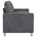 VidaXL Sofa ciemnoszary 156 x 81 x 87,5 cm Poliester