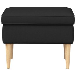 VidaXL Stołek na Stopy Czarny 55 x 35 x 41 cm Poliester