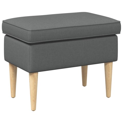 VidaXL Stołek na Stopy ciemnoszary 55 x 35 x 41 cm Poliester