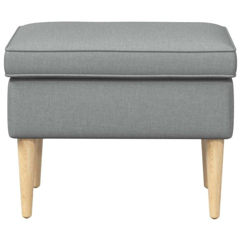 VidaXL Stołek na Stopy jasnoszary 55 x 35 x 41 cm Poliester