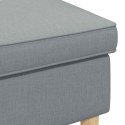 VidaXL Stołek na Stopy jasnoszary 55 x 35 x 41 cm Poliester