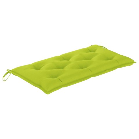 VidaXL 2-os. huśtawka ogrodowa, bambus i liście palmy, poduszka, 202cm