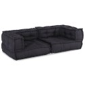 VidaXL 2-osobowa sofa modułowa, antracytowa, 140x70x36, tkanina