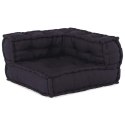 VidaXL 2-osobowa sofa modułowa, antracytowa, 140x70x36, tkanina
