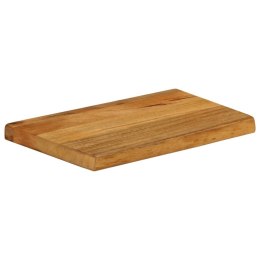 VidaXL Blat stołu z naturalną krawędzią, 50x30x3,8 cm, drewno mango