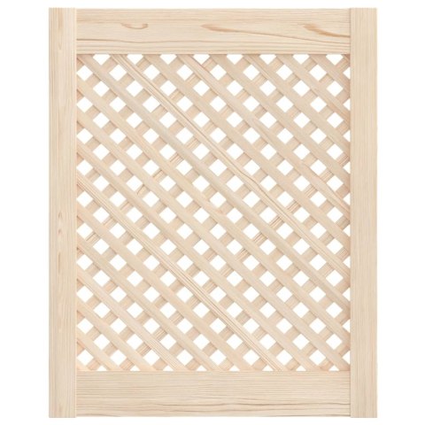 VidaXL Drzwiczki do szafki, z kratką, 2 szt., 49,5x61,5 cm, sosnowe