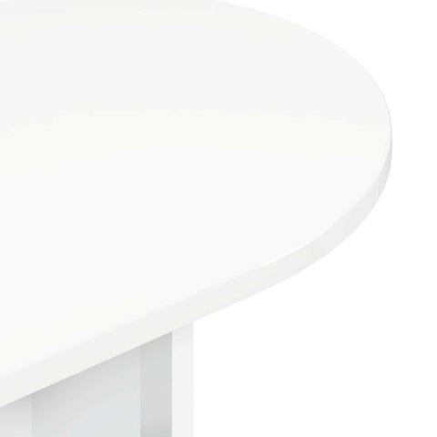 VidaXL Konsola Biały 100 x 39,5 x 75 cm Drewno inżynieryjne