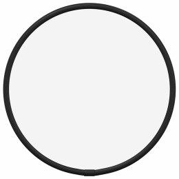 VidaXL Lustro ścienne, czarne, Ø 20 cm, okrągłe