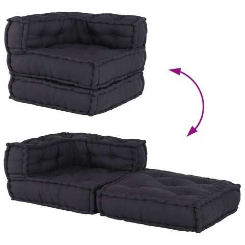 VidaXL Modułowa sofa, antracytowa, 70x70x54, tkanina