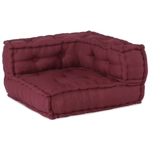 VidaXL Modułowa sofa, bordowy, 70x70x54, materiał