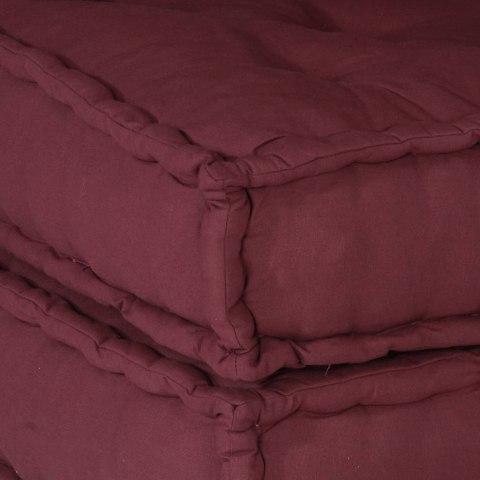 VidaXL Modułowa sofa, bordowy, 70x70x54, materiał