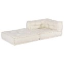 VidaXL Modułowa sofa w kolorze kremowym, 70x70x54, tkanina