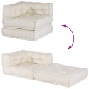 VidaXL Modułowa sofa w kolorze kremowym, 70x70x54, tkanina