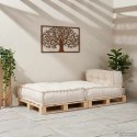 VidaXL Modułowa sofa w kolorze kremowym, 70x70x54, tkanina