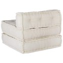 VidaXL Modułowa sofa w kolorze kremowym, 70x70x54, tkanina