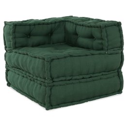VidaXL Modułowa sofa, zielony, 70x70x54, tkanina