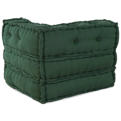 VidaXL Modułowa sofa, zielony, 70x70x54, tkanina
