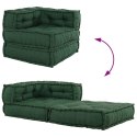 VidaXL Modułowa sofa, zielony, 70x70x54, tkanina