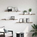 VidaXL Półka na książki 4 pcs Brązowy 100 x 20 x 1,5 cm