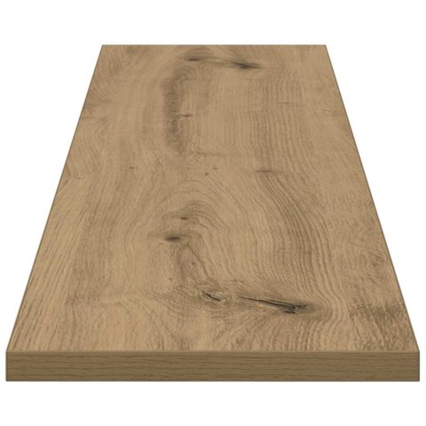 VidaXL Półka na książki 4 pcs Brązowy 100 x 20 x 1,5 cm