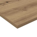 VidaXL Półka na książki 4 pcs Brązowy 100 x 20 x 1,5 cm