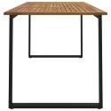 VidaXL Stół ogrodowy z nogami w kształcie U, 160x80x75 cm, akacja
