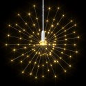 VidaXL Ogrodowa lampka fajerwerkowa, ciepła biel, 20 cm, 140 LED