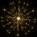 VidaXL Ogrodowa lampka fajerwerkowa, ciepła biel, 20 cm, 140 LED