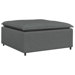VidaXL Podnóżek do sofy modułowej modułowej Ciemnoszary 100x100x48 cm