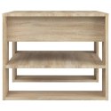 VidaXL Stolik kawowy, dąb sonoma, 55,5x55x45, materiał drewnopochodny