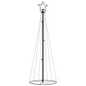 VidaXL Choinka stożkowa, 108 ciepłych białych LED, 70x180 cm
