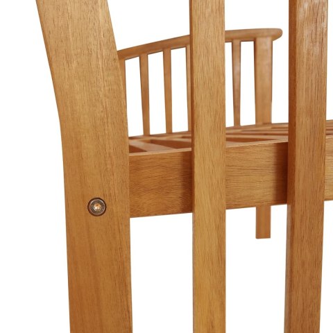 ŁAWKA OGRODOWA 119CM DREWNO AKACJOWE